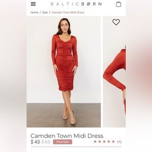 Baltic Born Terracotta dress